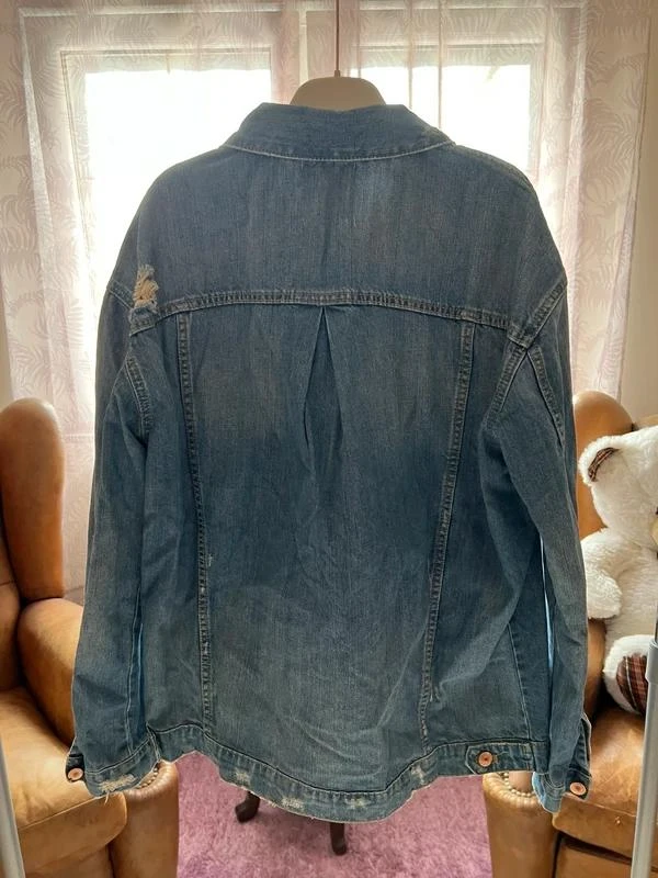 Zara Trafaluc spijkerjack met versleten effect – photo 3